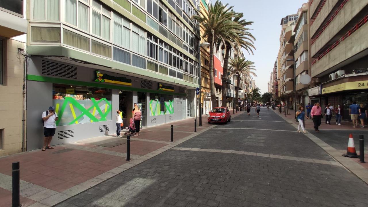 شقة لاس بالماس دي غران كاناريا  في Estudio Interior En Playa De Las Canteras المظهر الخارجي الصورة