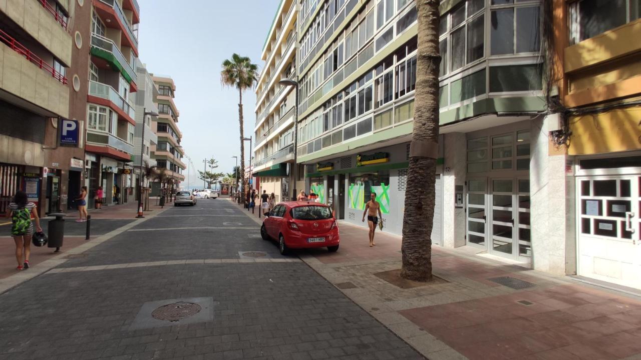 شقة لاس بالماس دي غران كاناريا  في Estudio Interior En Playa De Las Canteras المظهر الخارجي الصورة
