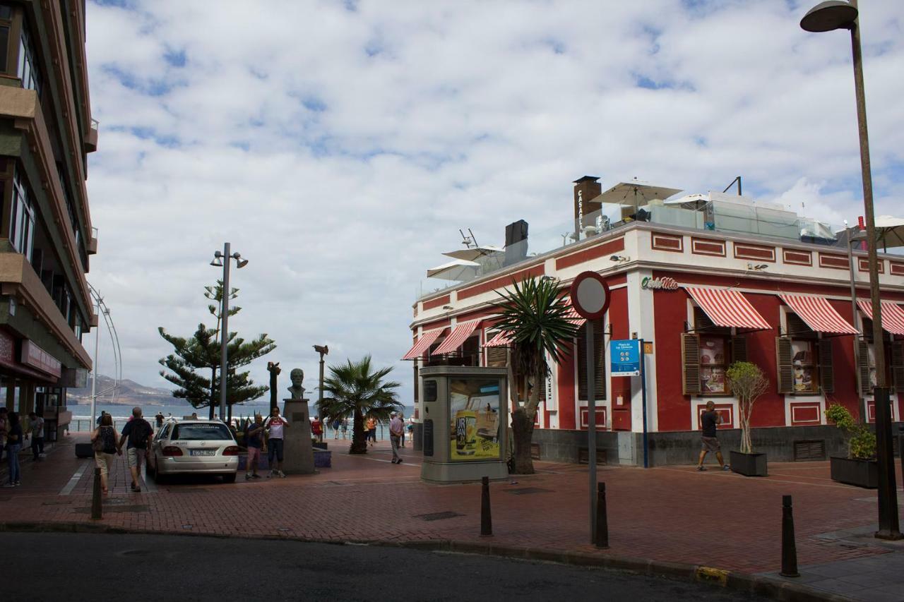 شقة لاس بالماس دي غران كاناريا  في Estudio Interior En Playa De Las Canteras المظهر الخارجي الصورة
